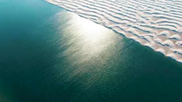 GUERRERO NEGRO BCS MEXICO-2022: White Sand Dunes Meeting Turquoise Ocean Waters