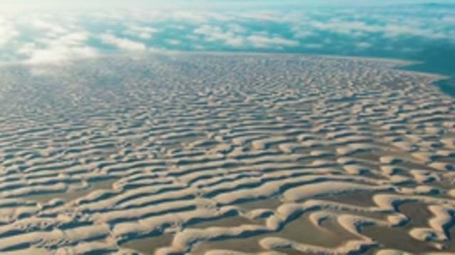 GUERRERO NEGRO BCS MEXICO-2022: Rhythmic Sand Dunes Stretching Across the Horizon