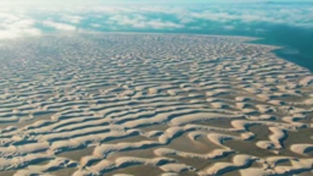GUERRERO NEGRO BCS MEXICO-2022: Wavy Sand Dunes Stretching to the Horizon
