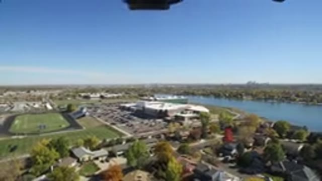 HIDDEN LAKE COLORADO-2016: An Aerial View Of A Neighborhood With A Lot Of Trees