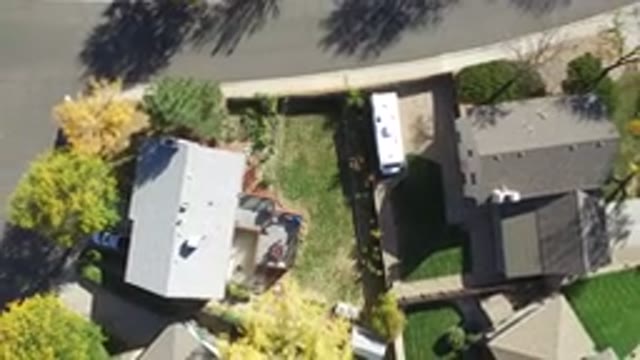 HIDDEN LAKE COLORADO-2016: Aerial View Of Two Neighboring Houses