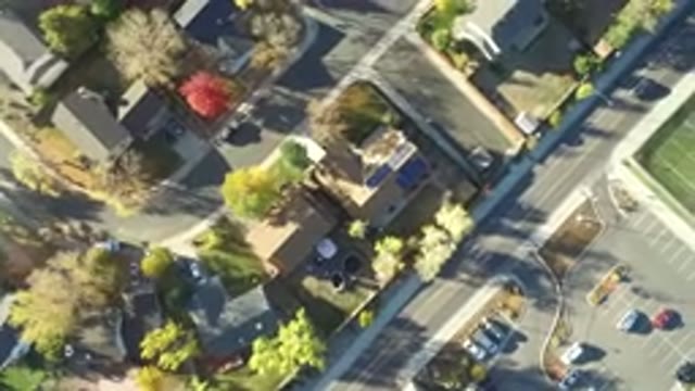 HIDDEN LAKE COLORADO-2016: Aerial Drone Footage During The Day Of A Neighborhood