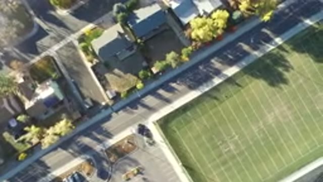 HIDDEN LAKE COLORADO-2016: Football Field Probably Located In The Suburbs With