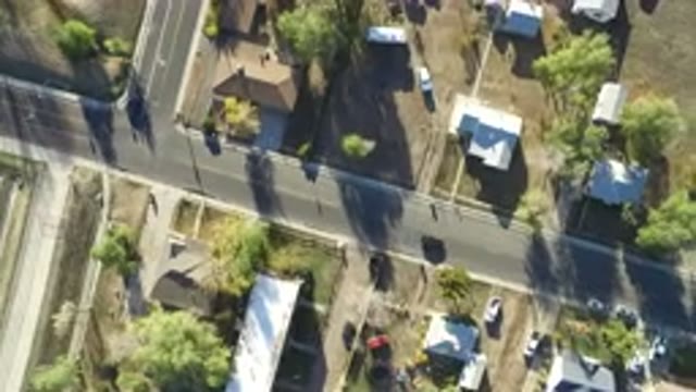 HIDDEN LAKE COLORADO-2016: Fly Over Drone Video Over Small Neighborhood in
