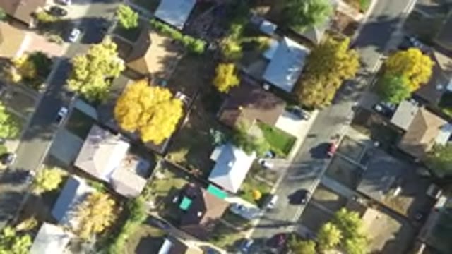 HIDDEN LAKE COLORADO-2016: Aerial Footage From A Drone Showing Congregations Of Homes