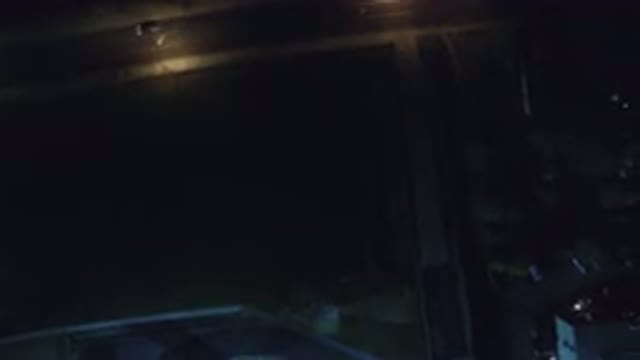 HIDDEN LAKE COLORADO-2016: Dark Road With Street Lamps On