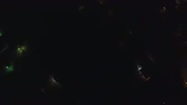 HIDDEN LAKE COLORADO-2016: An Aerial View Of An Urban Area At Night Includes