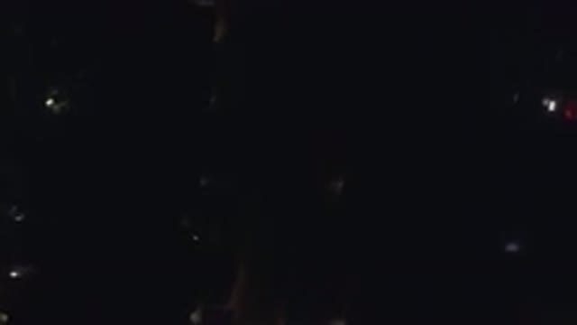 HIDDEN LAKE COLORADO-2016: Aerial View Of A City With Only Few Lights
