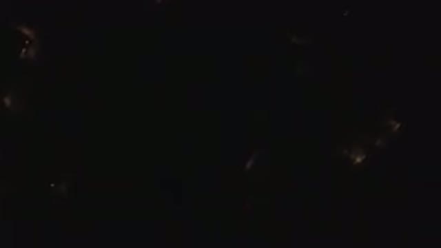 HIDDEN LAKE COLORADO-2016: Image Of A Drone From A City At Night With Little