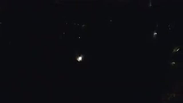 HIDDEN LAKE COLORADO-2016: Aerial View Of A City With Few Lights In The Scene