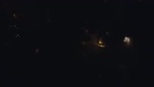 HIDDEN LAKE COLORADO-2016: Roads Houses And Cars At Night Illuminated By Street