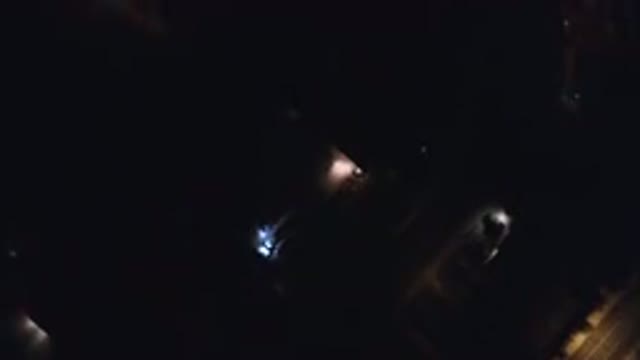 HIDDEN LAKE COLORADO-2016: Only Three Lights On In The Darkness Of A Night Near