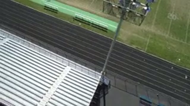 HIDDEN LAKE COLORADO-2016: An Aerial View Of A Stadium And There Is A Track