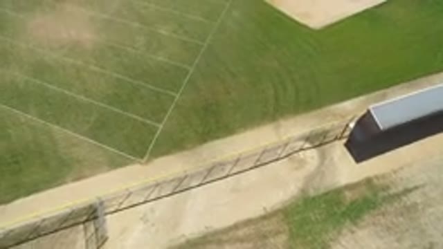 HIDDEN LAKE COLORADO-2016: Aerial View Of A Field Surrounded By A High Fence