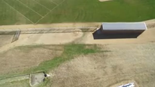HIDDEN LAKE COLORADO-2016: Empty Open Green Field For Sports
