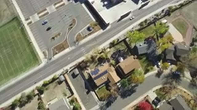 HIDDEN LAKE COLORADO-2016: Aerial View of a Clean and Ordered Village