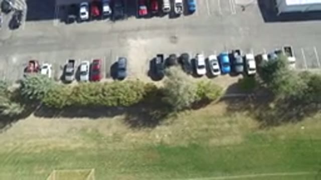 HIDDEN LAKE COLORADO-2016: Parking Lot With Dozens Of Cars Of Various Colors