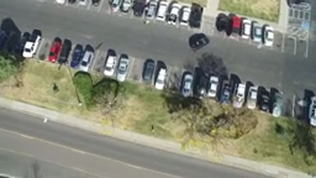 HIDDEN LAKE COLORADO-2016: Video Street Drone With Little Movement Next To A