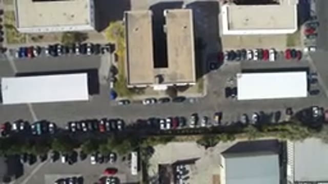 HIDDEN LAKE COLORADO-2016: Aerial View Of Mall A Parking Lot