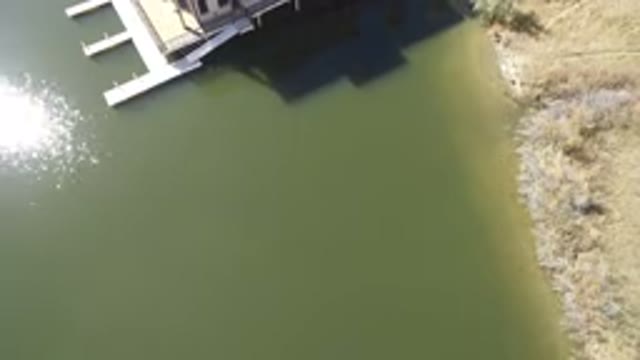 HIDDEN LAKE COLORADO-2016: An Aerial View Of A House That Is Next To A Body Of Water