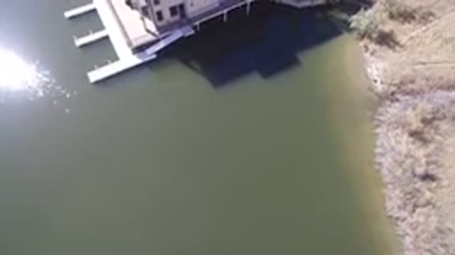HIDDEN LAKE COLORADO-2016: An Aerial View Of A House That Is Next To A Body Of Water