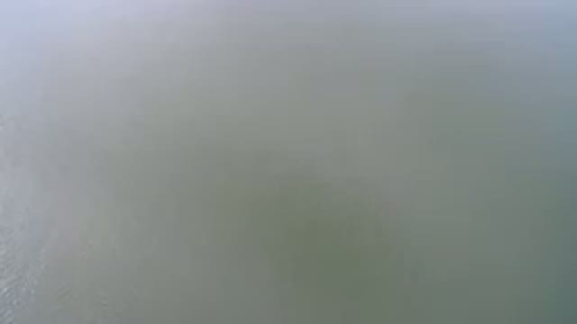 HIDDEN LAKE COLORADO-2016: Aerial View of Shimmering Lake Water