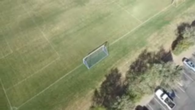 HIDDEN LAKE COLORADO-2016: Soccer Field Park Games Fun In The Sun Trees Goal