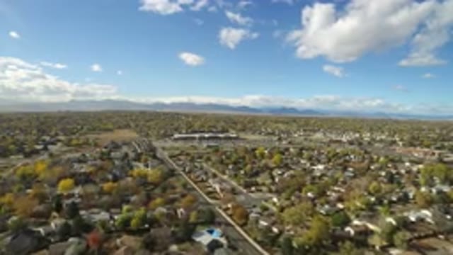 HIDDEN LAKE COLORADO-2016: Clean And Green Village Aerial View