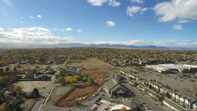 HIDDEN LAKE COLORADO-2016: Sky View Of A Suburban Neighborhood