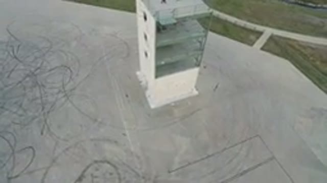 HIDDEN LAKE COLORADO-2016: Aerial Footage Of A High White Tower