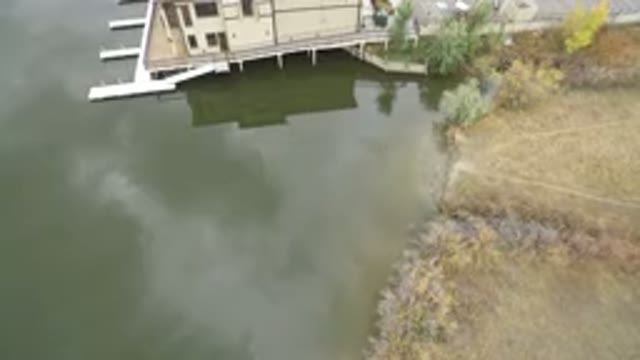 HIDDEN LAKE COLORADO-2016: Stilt House From The Top Is Showing In The Video