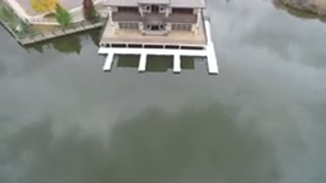 HIDDEN LAKE COLORADO-2016: A Beautiful Mansion With A Pier On The Edge Of A Lake