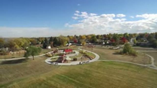 HIDDEN LAKE COLORADO-2016: View Of A Neighborhood With Green Grass Trees Good
