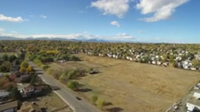 HIDDEN LAKE COLORADO-2016: Aerial View Of A City Landscape On A Bright Sunny Day