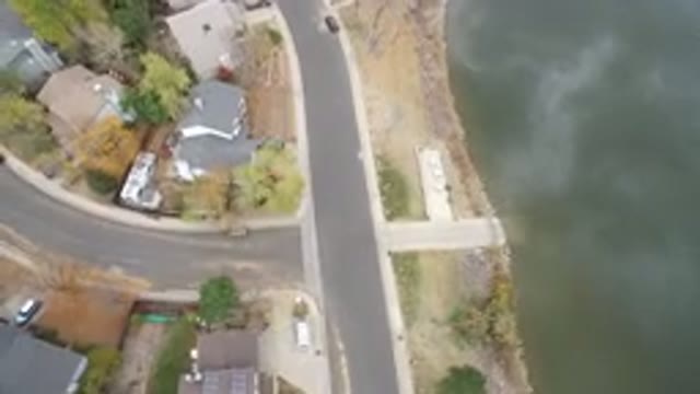 HIDDEN LAKE COLORADO-2016: An Aerial View Of A Neighborhood With Healthy Trees