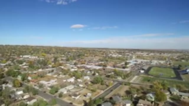 HIDDEN LAKE COLORADO-2016: Aerial Images Of A Residential Area With Lots Of Free Space