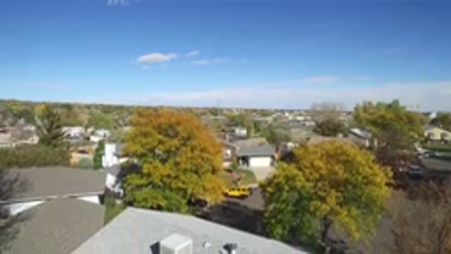 HIDDEN LAKE COLORADO-2016: Aerial View of A Village Filled With Healthy Trees