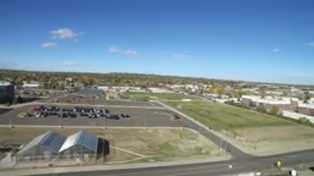 HIDDEN LAKE COLORADO-2016: Overlooking Industrial Area With Many Small Buildings