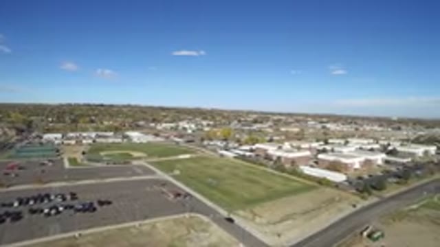 HIDDEN LAKE COLORADO-2016: A Top View Of Buildings And Cars, Trees And Probably A