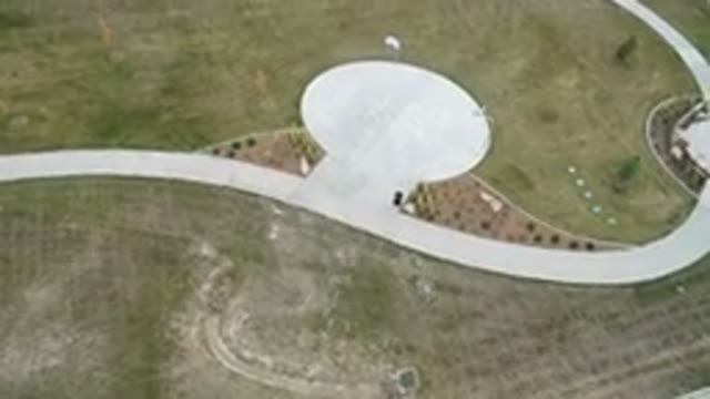 HIDDEN LAKE COLORADO-2016: Aerial View of a Green Land for a White Dream Mansion