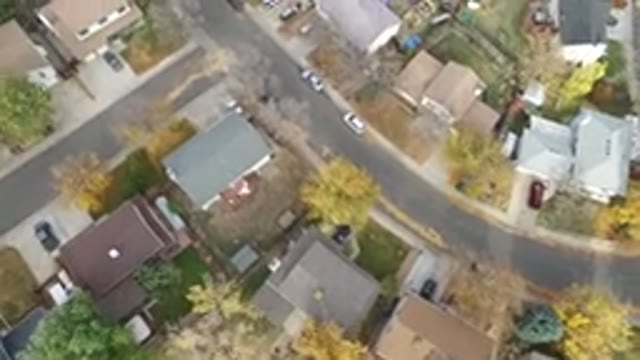 HIDDEN LAKE COLORADO-2016: The Aerial View Of The Town Shows A Well Planned