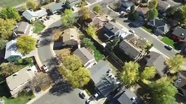 HIDDEN LAKE COLORADO-2016: Urban Area Of A Township With Constructed Roads And