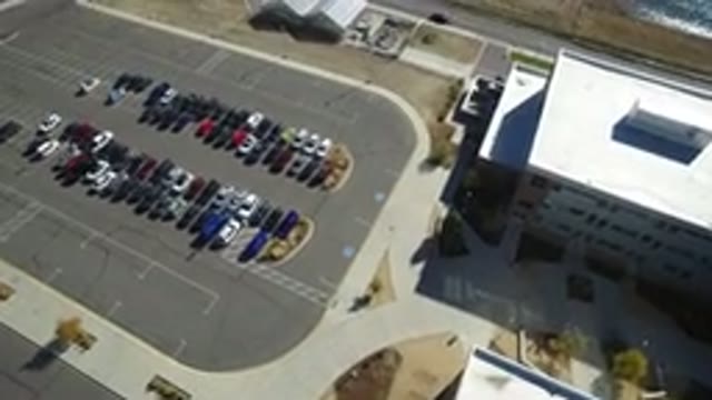 HIDDEN LAKE COLORADO-2016: Business Parking Lot That Appears To Be Half Empty