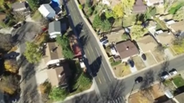 HIDDEN LAKE COLORADO-2016: Aerial View of a Beautiful and Clean Village