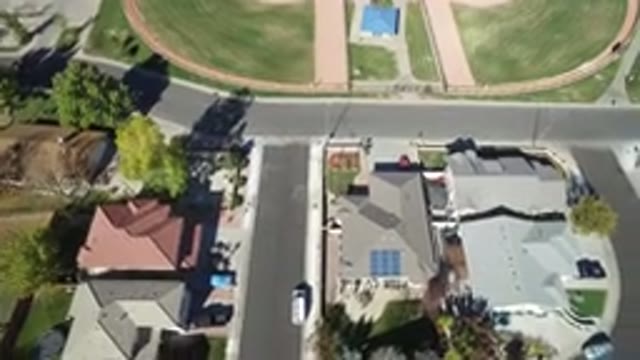HIDDEN LAKE COLORADO-2016: Plane Flying Above Houses With Nauru And Lots Of