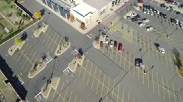 HIDDEN LAKE COLORADO-2016: Overview Of A Parking Lot With Many Empty Spaces
