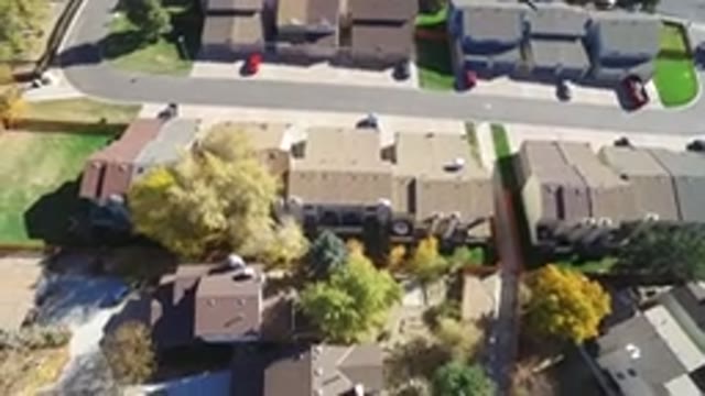 HIDDEN LAKE COLORADO-2016: High Drone Video Of A Very Calm Clean City With Lots