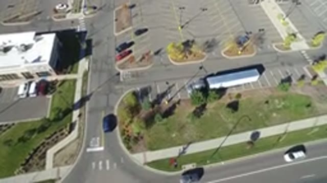 HIDDEN LAKE COLORADO-2016: Truck Parked In A Car Park Across Multiple Spaces