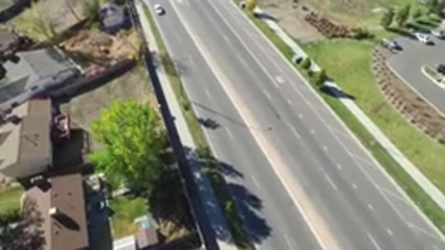 HIDDEN LAKE COLORADO-2016: An Aerial View Of A Neighborhood Filled With Trees