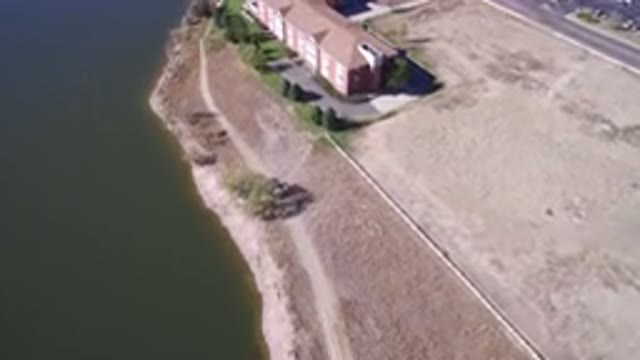 HIDDEN LAKE COLORADO-2016: An Aerial View Of An Abandoned Structure